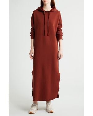 Frank & Eileen James Long Sleeve Hooded Cape Dress - Red