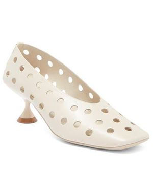 Jeffrey Campbell Suckerpnch Perforated Pump - Natural