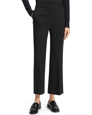 Theory Solid Wool Dress Pants - Black
