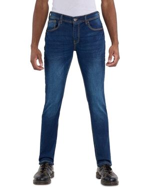 Xray Jeans Saddle Stitch Stretch Straight Leg Jeans - Blue