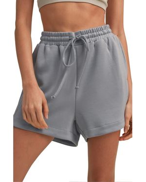 Wishlist Scuba Knit Shorts - Gray