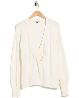 NYDJ Knit Wrap Cardigan - Natural