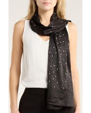 Steve Madden Dazzling Days Shine Scarf - Black