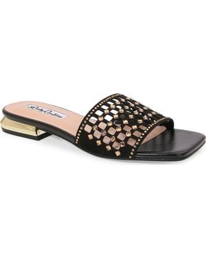 Lady Couture Garden Slide Sandal - Black