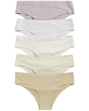 Danskin 5-Pack Microfiber Tangas - White