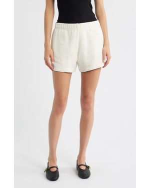 Rag & Bone Blanket Stitch Terry Sweat Shorts - Multicolor