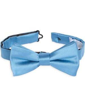 Nordstrom Rack Satin Solid Bow Tie - Blue