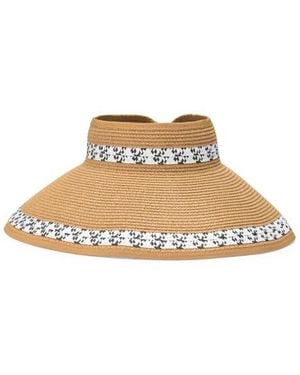 Nordstrom Rack Colorblock Roll-Up Visor - Natural