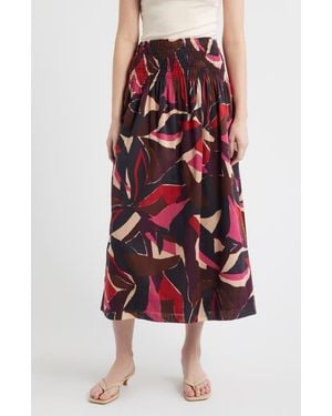 Rails Alessa Midi Skirt - Red