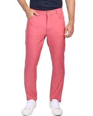 Tailorbyrd Five-Pocket Performance Pants - Pink