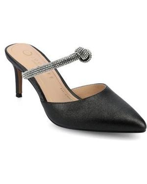 Journee Collection Lunna Mule Pump - Metallic