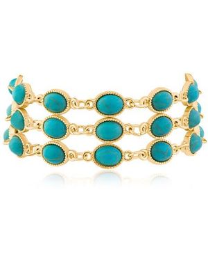 Jardin Cabachon Synthetic Bracelet - Blue