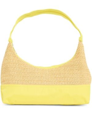 LeSportsac Colorblock Raffia Shoulder Bag - Yellow