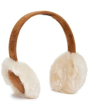 UGG Classic Genuine Shearling & Suede Earmuffs - Brown