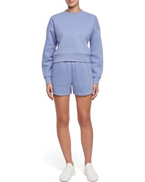 Balance Collection Wren Fleece Sweatshirt & Shorts Set - Blue