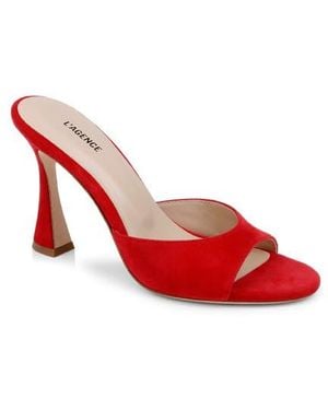 L'Agence Avery Slide Sandal - Red