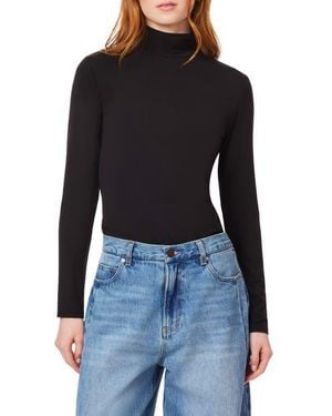 Scotch & Soda Mock Neck Top - Black