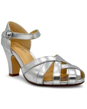 Chelsea Crew Sammy Faux Leather Sandal - Metallic