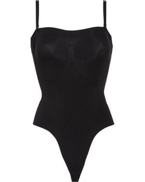 Body Beautiful 2-Pack Thong Shaper Bodysuit - Natural