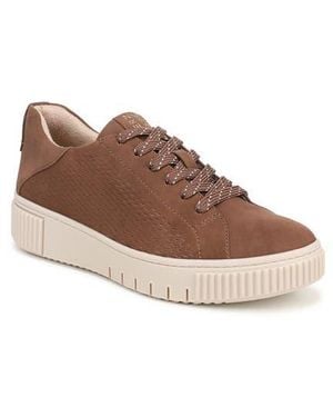 Naturalizer Turner Perforated Platform Sneaker - Brown