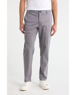 BOSS Kane Stretch Cotton Chino Pants - Gray