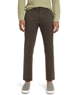 Vince Griffith Stretch Cotton Twill Chino Pants - Gray