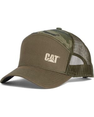 Caterpillar Foundation 6 Panel Hat - Green