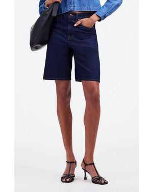 Madewell 1997 Denim Bermuda Shorts - Blue