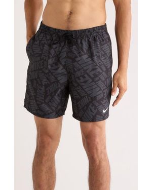 Nike Seven-Inch Volley Swim Trunks - Black
