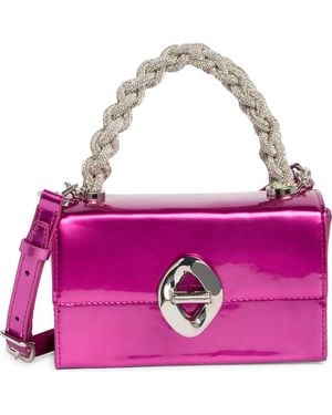 Rebecca Minkoff G Top Handle Crystal Crossbody Clutch - Purple