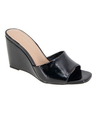 BCBGeneration Giani Wedge Slide Sandal - Black