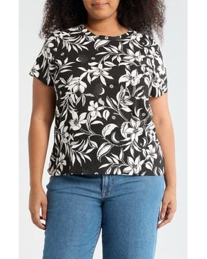 Sanctuary Cotton Blend Pocket T-Shirt - Black