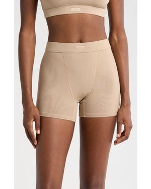 UGG Alexiah Rib Lounge Boy Shorts - Natural