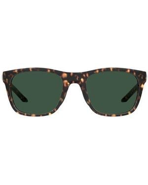 Under Armour 55Mm Square Sunglasses - Green