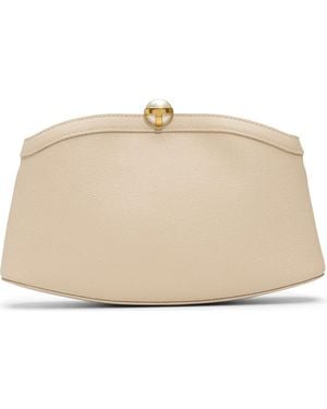 Ted Baker Aster Leather Clutch - Natural