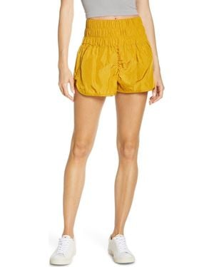 Free People Fp Movement The Way Home Shorts - Yellow