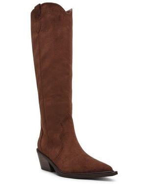 Dolce Vita Greva Knee High Western Boot - Brown