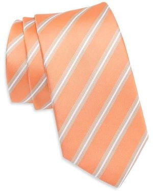 Original Penguin Cutler Stripe Tie - Orange