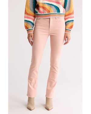 Mother The Insider Hover Mid Rise Bootcut Jeans - Orange