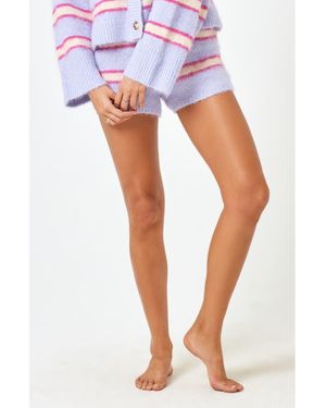 LSPACE Montauk Cover-Up Shorts - White