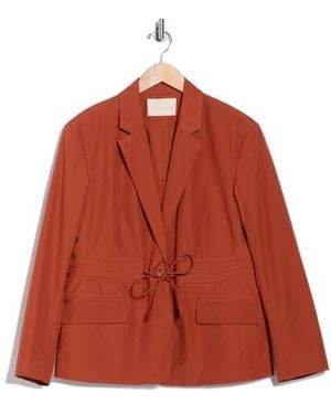 Ulla Johnson Marisol Cotton Blazer - Red