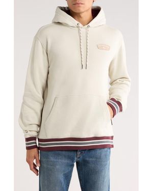 Quiksilver Dion Stripe Trim Hoodie - Natural