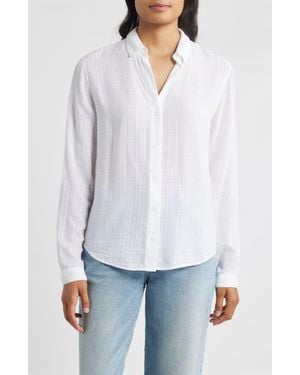 Cloth & Stone Classic Button-Up Shirt - White