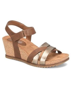 EuroSoft Talia Wedge Sandal - Brown