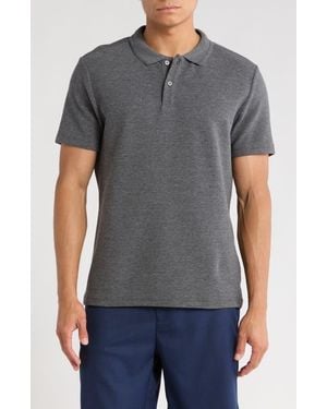 WESTZEROONE Rick Short Sleeve Polo - Gray