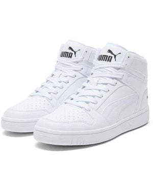 PUMA Rebound Layup High Top Sneaker - White