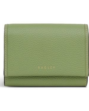 Radley Alba Place Medium French Flapover Wallet - Green