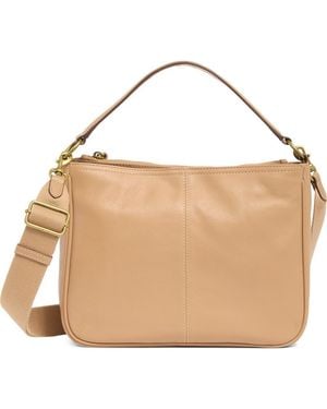 Lucky Brand Clay Leather Shoulder Bag - Natural
