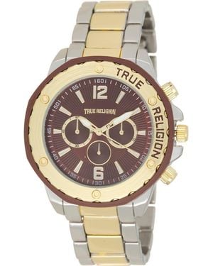 TRUE RELIGION Chronograph Bracelet Watch, 43Mm - Metallic