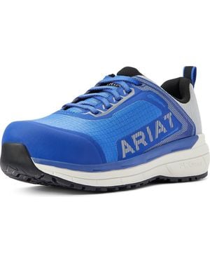 Ariat Outpace Day One Safety Work Sneaker - Blue